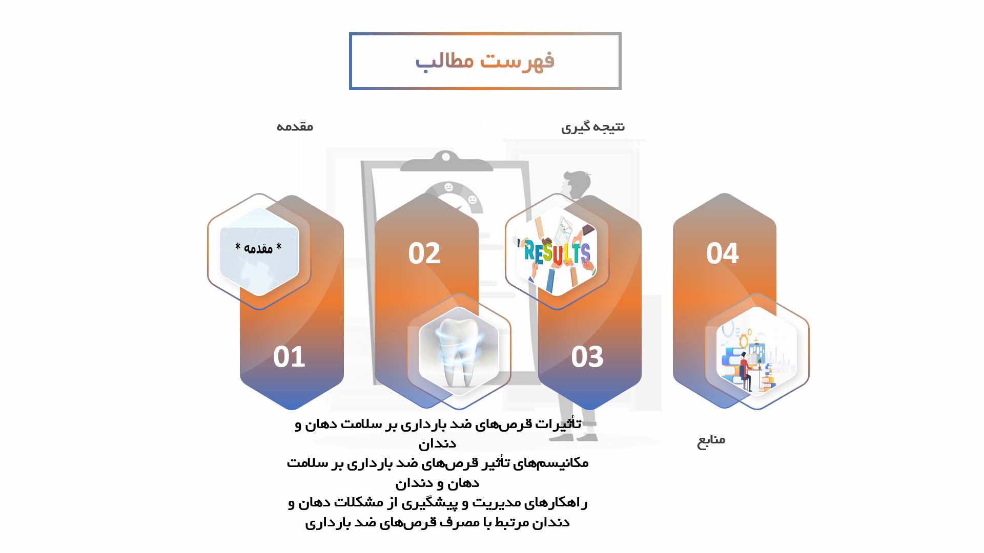 پاورپوینت تأثیر قرص‌های ضد بارداری بر سلامت دهان و دندان